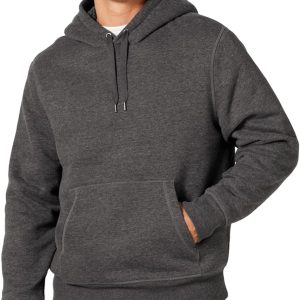 Sherpa-Lined Fleece Hoodie