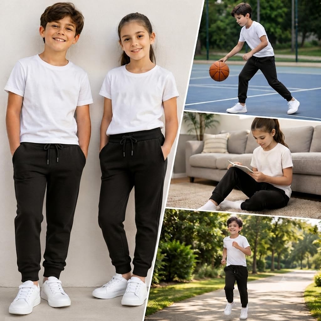 Kids Fleece PE Joggers - Image 5