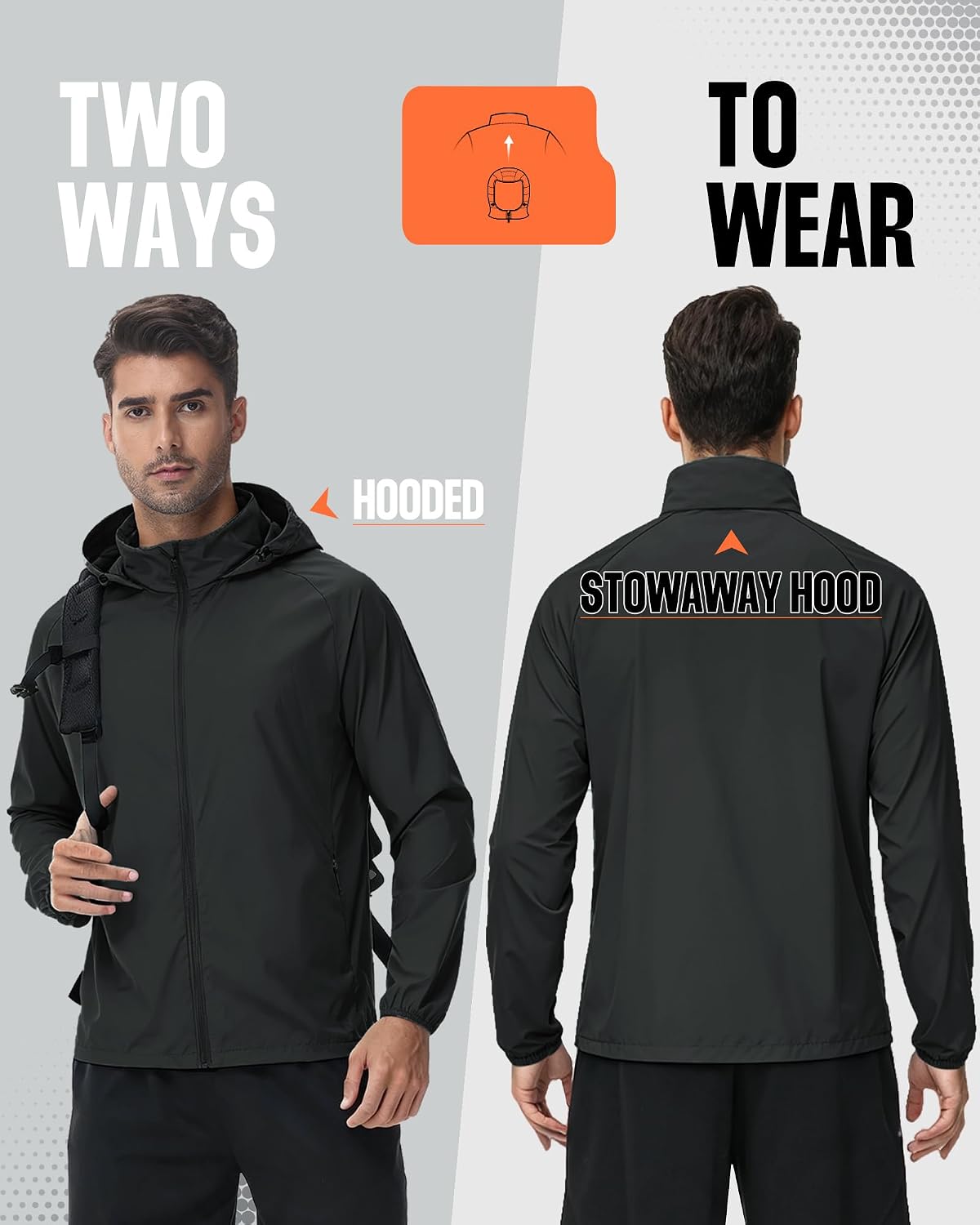 Lightweight Water Resistant Packaway Jacket - Image 4