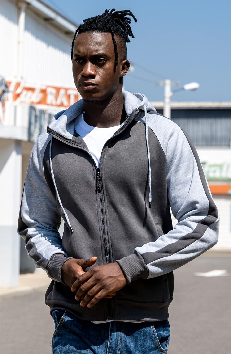 Mens Zip Up Hoodie - Image 2