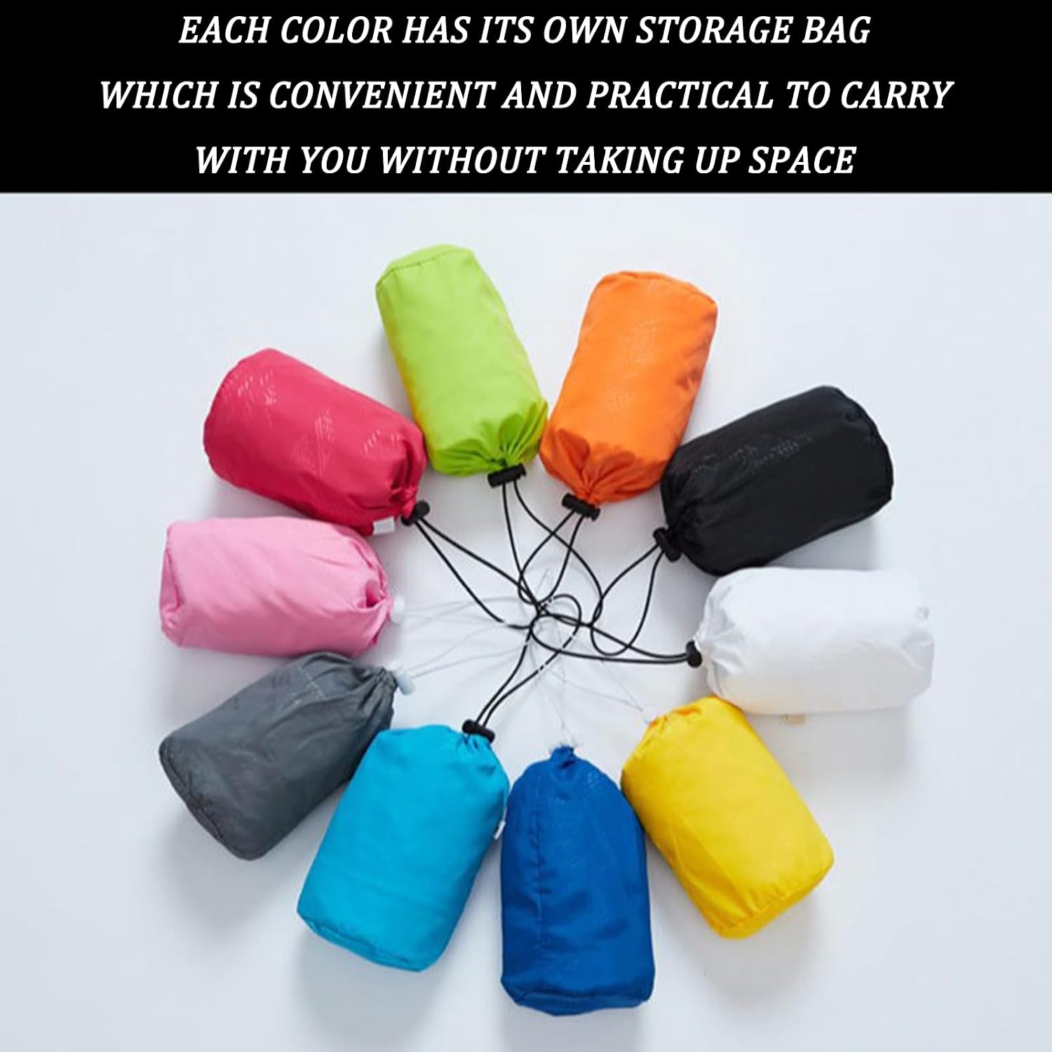 Packable Lightweight Waterproof Hooded Jacket - Image 8