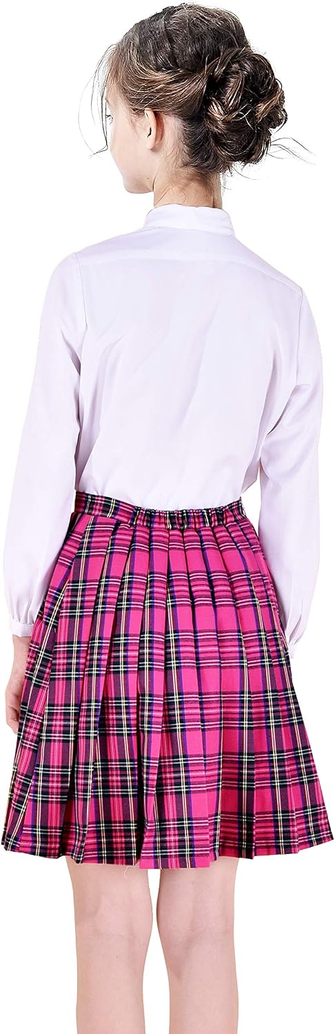 Red Plaid School Uniform Set - Image 3