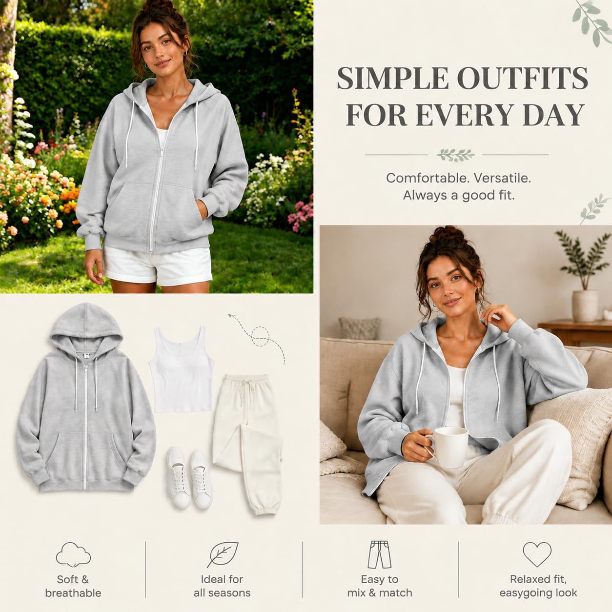 Women's Zip Hoodie - Image 4