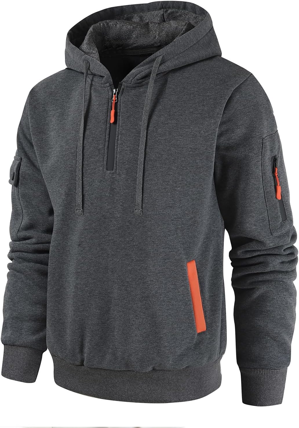 Casual Quarter Zip Hoodie